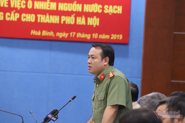 Phó giám đốc Công an tỉnh Hòa Bình Nguyễn Hữu Đức. Ảnh: Trần Thường