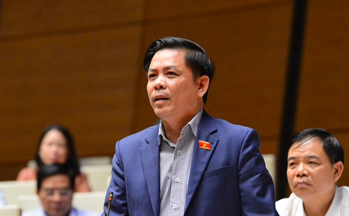 Bộ trưởng Bộ Giao thông vận tải Nguyễn Văn Thể giải trình trước Quốc hội