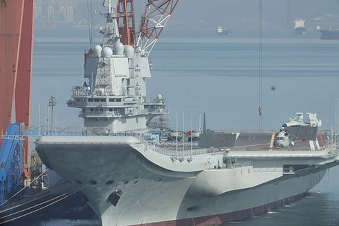 Truyền thông Trung Quốc cho rằng tàu sẽ mang số hiệu 17, tên là Quảng Đông và bàn giao cho Hạm đội Nam Hải ngày 26/11. Nguồn: Sina