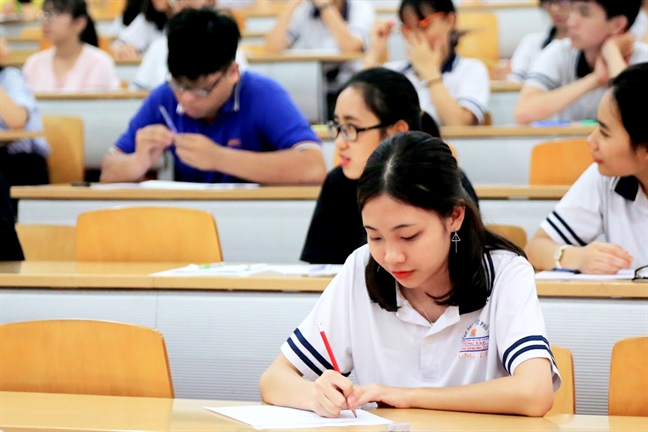 Thí sinh thi đánh giá năng lực vào Trường đại học Quốc tế (Đại học Quốc gia TP.HCM)