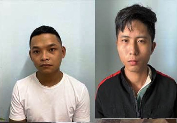 Hai trong nhóm 3 thanh niên vừa bị công an Thanh Hóa bắt giữ vì lừa đảo trên Facebook. Ảnh: Công an cung cấp