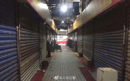 Ngôi chợ, nơi bùng phát virus đã được cho đóng cửa