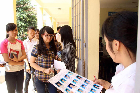 Thí sinh dự thi THPT Quốc gia 2020 tại Đắk Lắk - Ảnh: TRUNG TÂN    