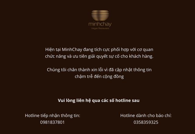 Minh Chay xin lỗi cộng đồng