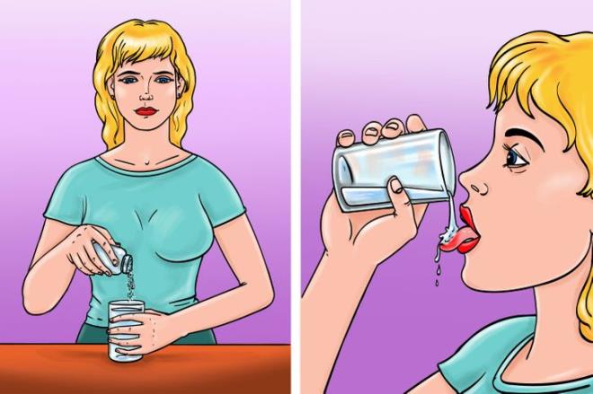 Súc miệng nước muối: Khi bị bỏng lưỡi, việc cần làm là súc miệng ngay bằng dung dịch nước muối mát. Cách làm này sẽ giúp lưỡi được khử trùng và bớt bỏng rát.