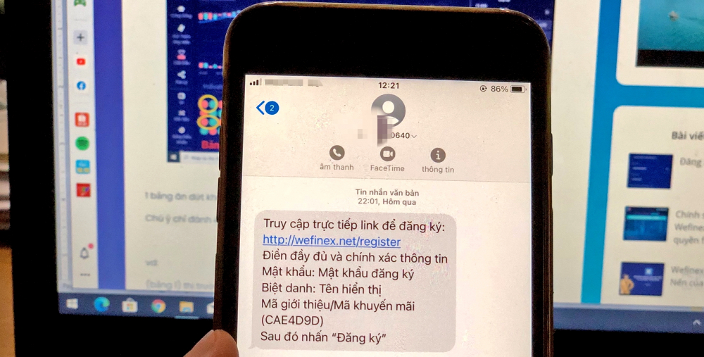 Tin nhắn “rác” mời chào đánh bài, làm giấy phép lái xe giả, tham gia các sàn đặt cược đang “tấn công” người dùng  