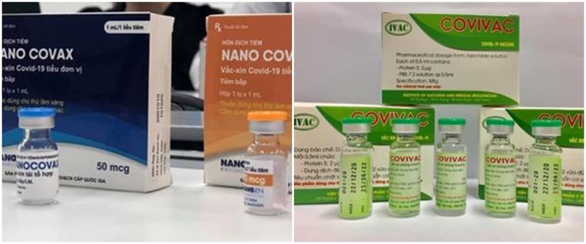 Vaccine Nanocovax và Covivac.    