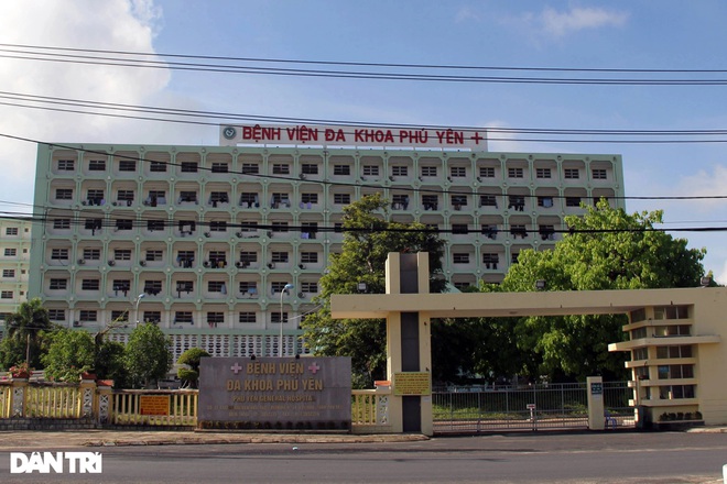 Bệnh viện đa khoa tỉnh Phú Yên - nơi đang điều trị các bệnh nhân mắc Covid-19 nặng.