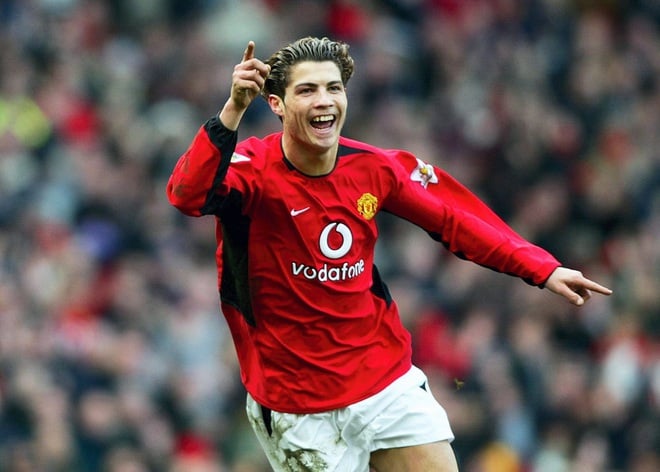 Ronaldo có sáu năm khoác áo Man Utd.