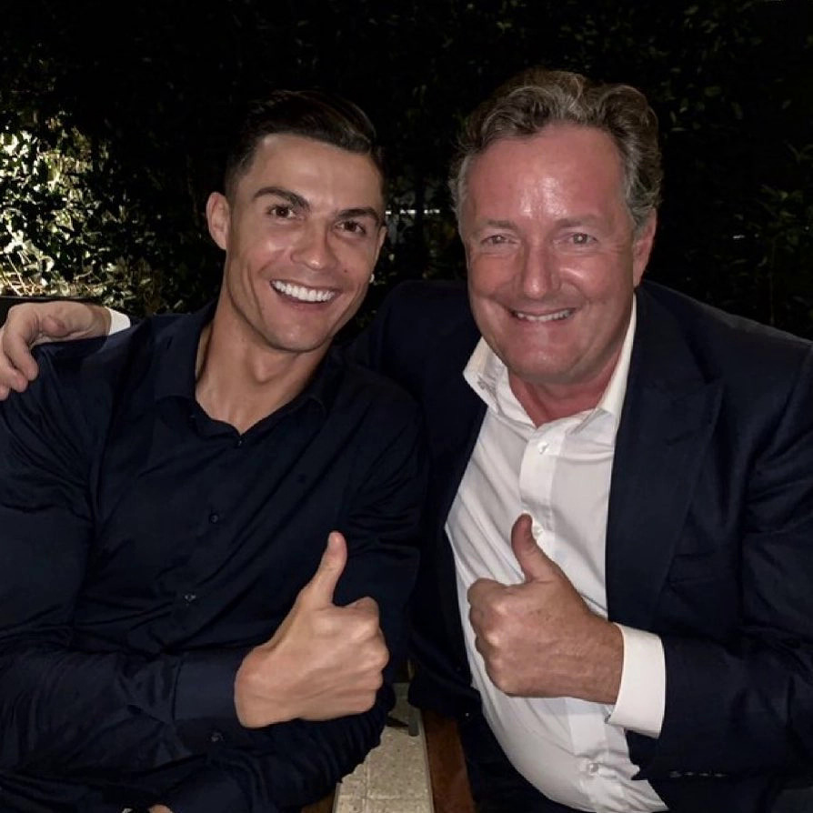 Morgan được cho là nhà báo thân thiết với Ronaldo. Ảnh: Instagram / Ronaldo