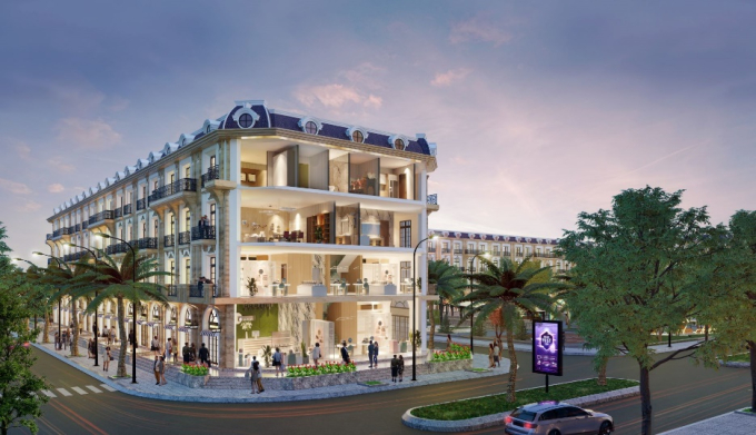 Shophouse D’. Metropole Hà Tĩnh hứa hẹn tiềm năng sinh lời hấp dẫn.