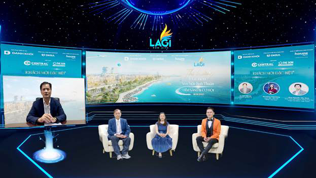 Chia sẻ của ba vị chuyên gia tại sự kiện mang đến cái nhìn tổng quan về tiềm năng thị trường đất nền ven biển Bình Thuận. Ảnh: Danh Khôi