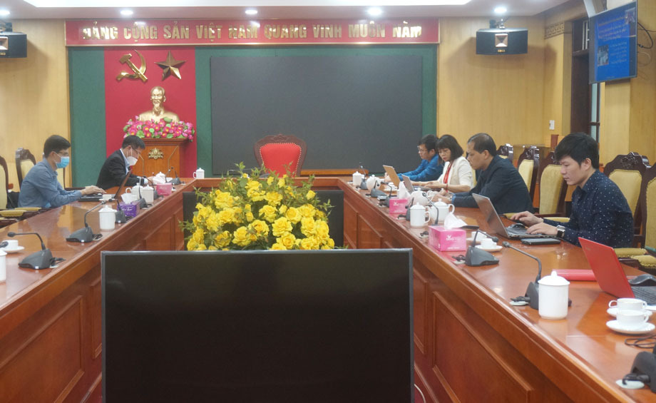 Hội nghị trực tuyến bồi dưỡng kiến thức xây dựng Đảng năm 2021 tại điểm cầu tỉnh Thái Nguyên