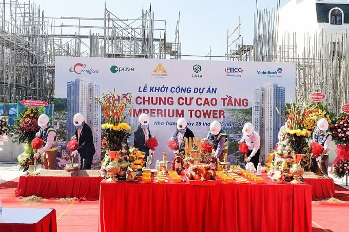 Lễ khởi công dự án Imperium Town Nha Trang. Ảnh: Indochine Nha Trang