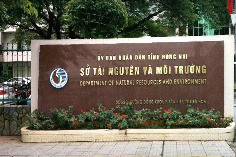 Sở Tài nguyên và Môi trường tỉnh Đồng Nai (Ảnh: A.X).