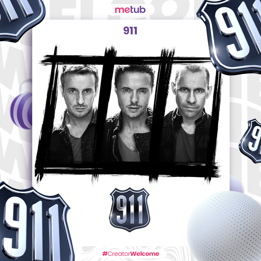 Nhóm nhạc 911 chính thức trở thành đối tác của Metub.