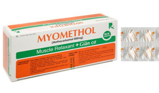 Thuốc Myomethol do Công ty R.X. Manufacturing Co., Ltd. (Thái Lan) sản xuất. Nguồn: Sở Y tế Hà Nội