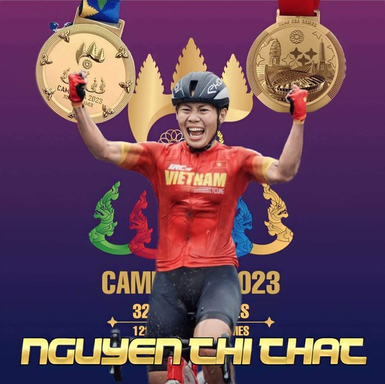 Nguyễn Thị Thật giành HCV SEA Games 32 - Ảnh: SGGP