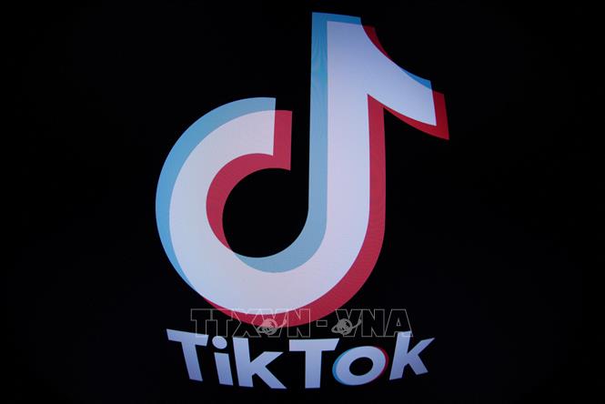 Biểu tượng mạng xã hội TikTok. Ảnh: AFP/TTXVN  