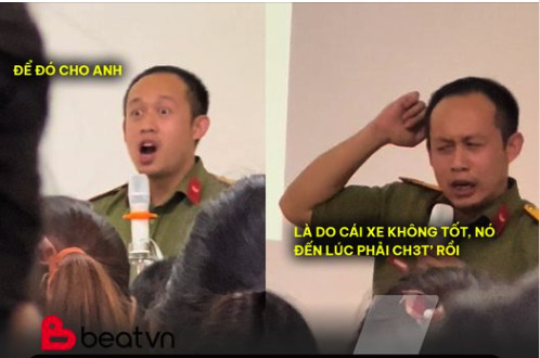 Bài học của thầy Nguyễn Quang Đức được các sinh viên rất thích thú. Ảnh: Beat