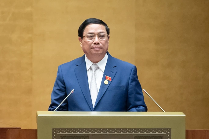 Thủ tướng Phạm Minh Chính báo cáo kết quả thực hiện kế hoạch phát triển kinh tế-xã hội năm 2023
