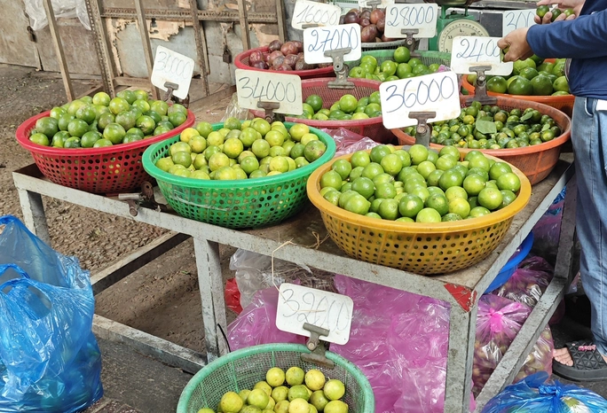 Giá bán lẻ một số loại chanh Việt Nam hiện nay