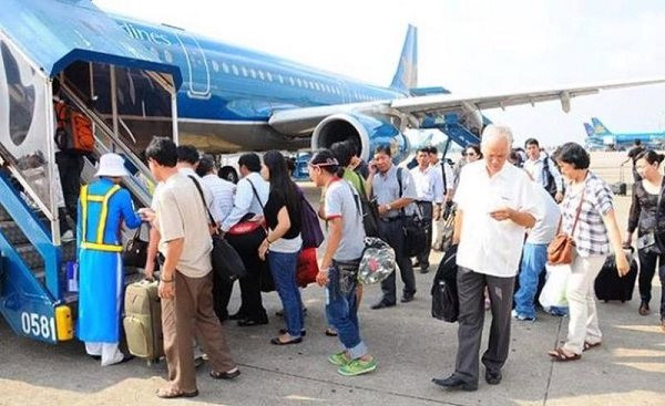 Hành khách một chuyến bay của VNA - Ảnh: Internet  