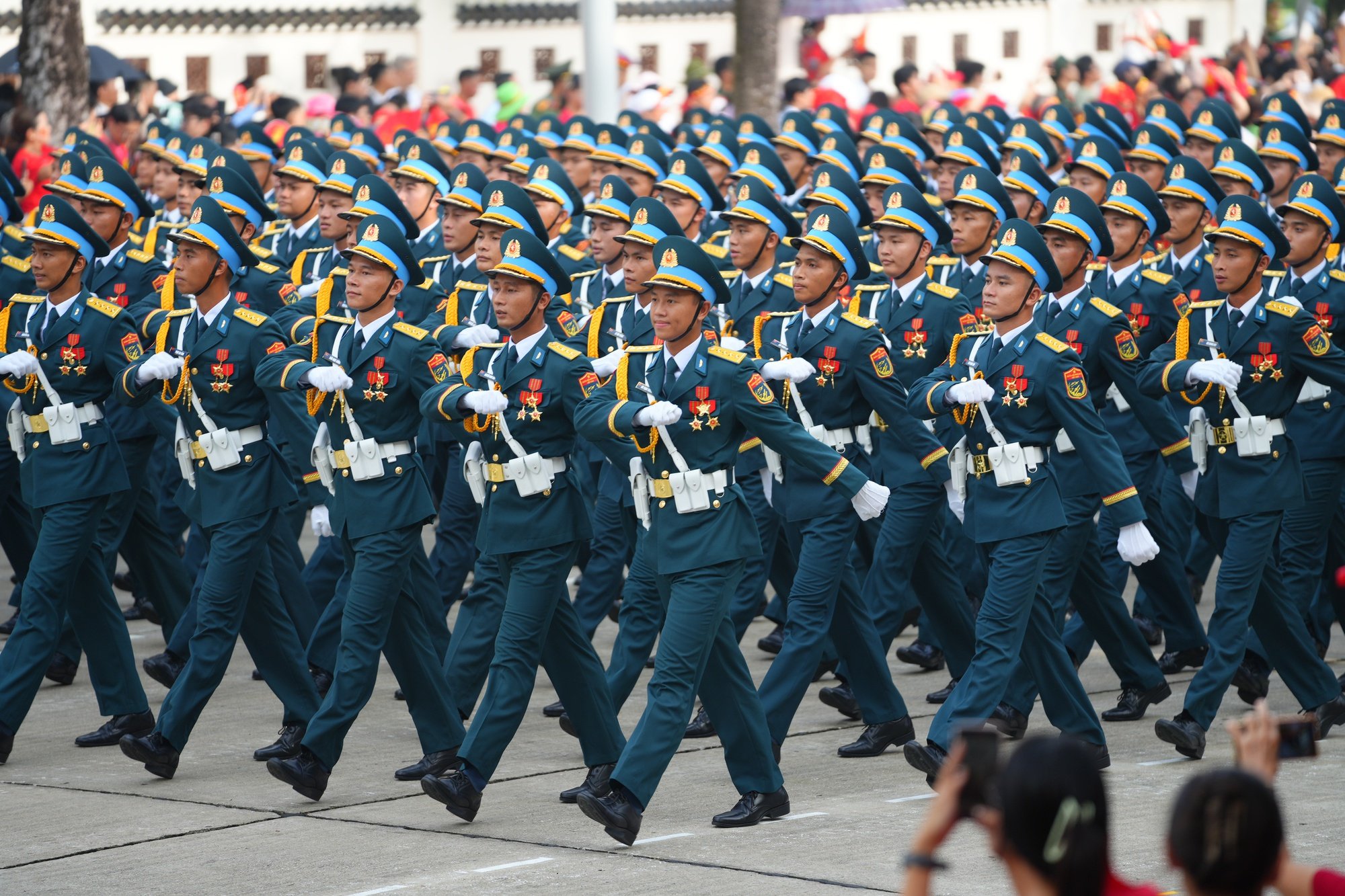 Chùm ảnh: Các khối diễu binh của Quân đội nhân dân Việt Nam tại A80- Ảnh 11.