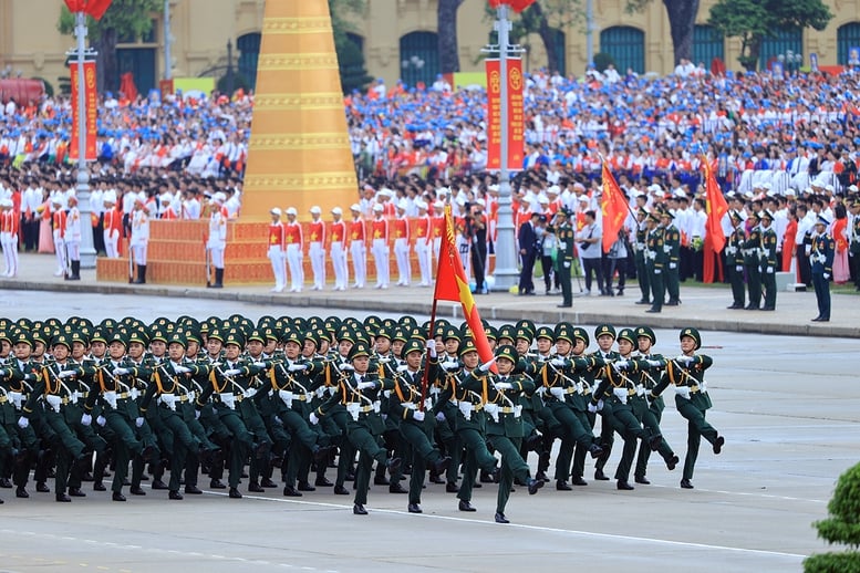 Chùm ảnh: Các khối diễu binh của Quân đội nhân dân Việt Nam tại A80- Ảnh 12.