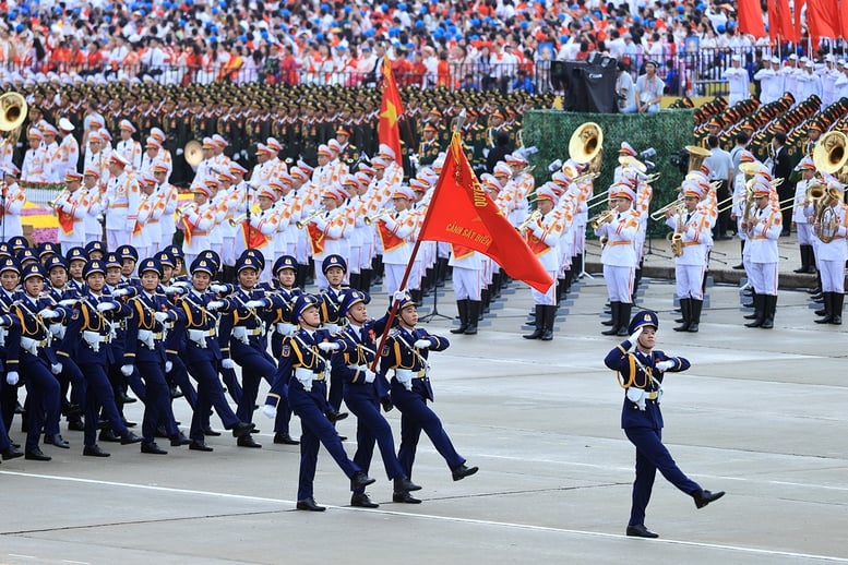 Chùm ảnh: Các khối diễu binh của Quân đội nhân dân Việt Nam tại A80- Ảnh 14.