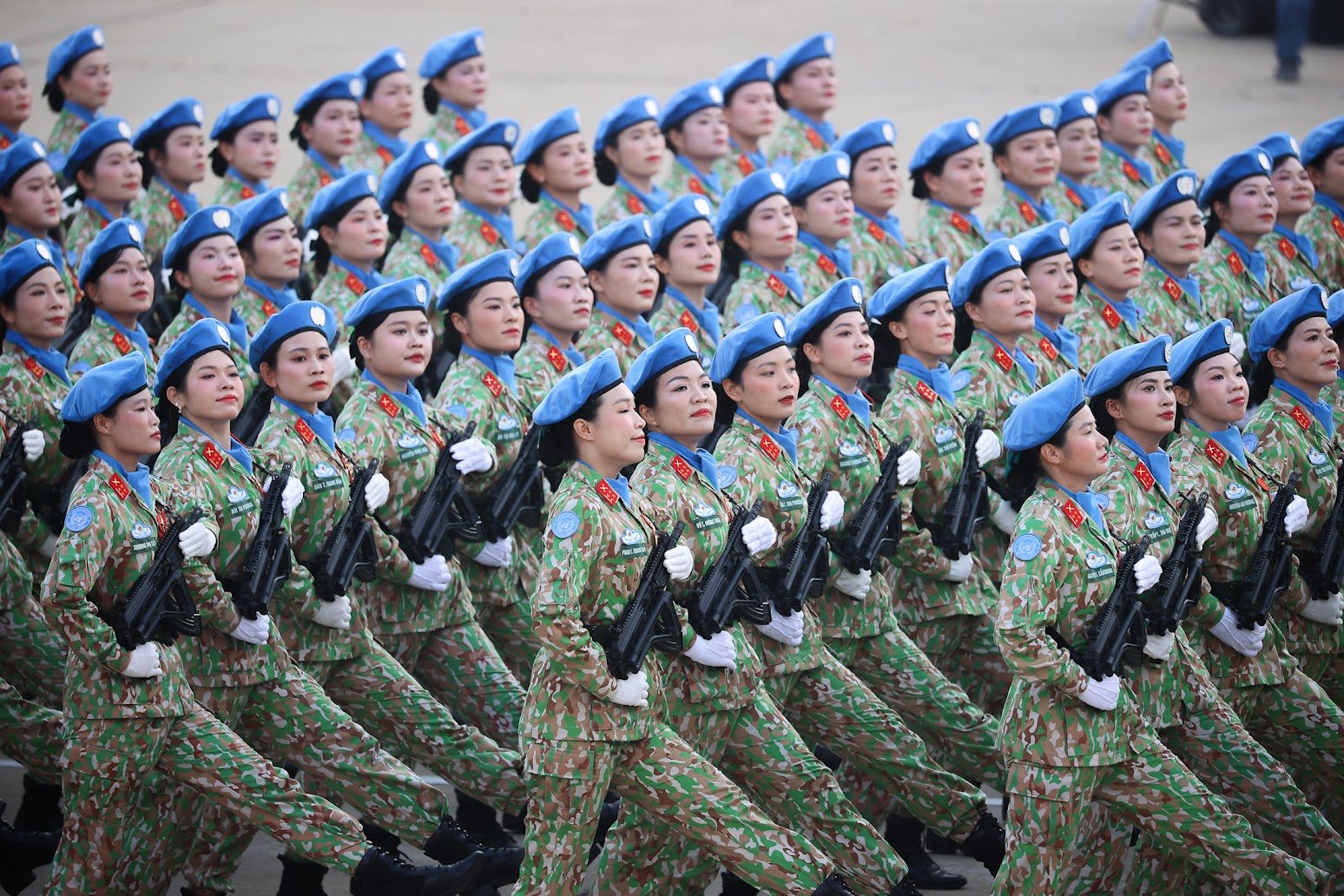 Chùm ảnh: Các khối diễu binh của Quân đội nhân dân Việt Nam tại A80- Ảnh 27.