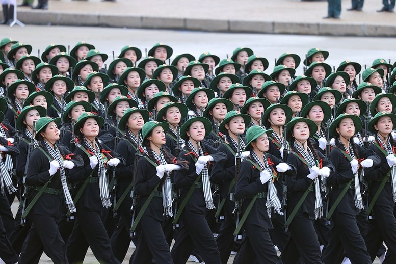 Chùm ảnh: Các khối diễu binh của Quân đội nhân dân Việt Nam tại A80- Ảnh 47.