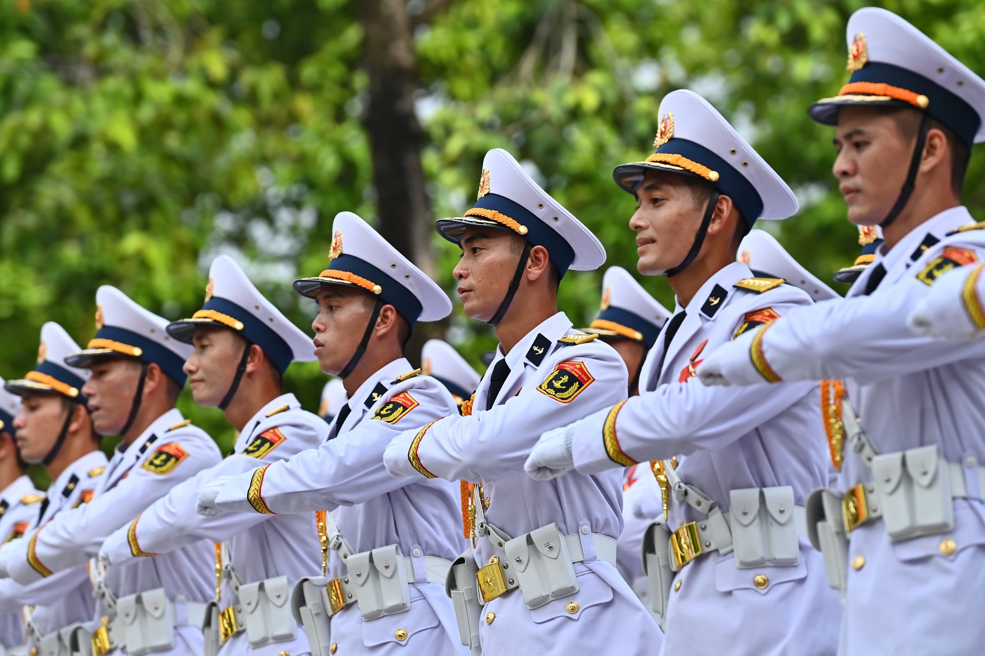 Chùm ảnh: Các khối diễu binh của Quân đội nhân dân Việt Nam tại A80- Ảnh 9.