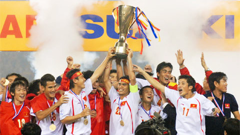 ĐT Việt Nam từng giành chức vô địch giải AFF Suzuki Cup 2008