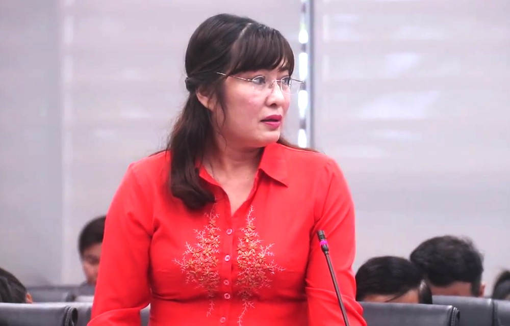 Bà Võ Thị Như Hoa, Giám đốc sở Tư pháp TP.Đà Nẵng, chia sẻ 2 phương án lấy lại sân Chi Lăng. 