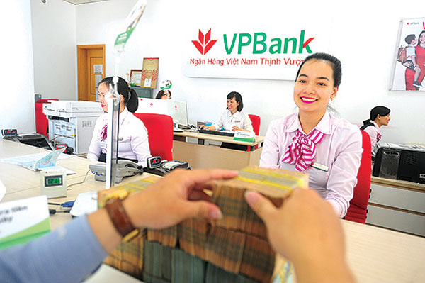 Điểm giao dịch của Ngân hàng VP Bank - Ảnh: Tạ Tôn