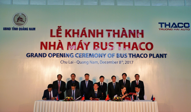 THACO ký kết thỏa thuận thương mại xuất khẩu ô tô sang các thị trường Thái Lan, Đài Loan, Philippines, Campuchia (ảnh M.H)