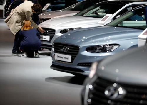 Doanh số bán xe của Hyundai Motor giảm. Ảnh minh họa: Reuters