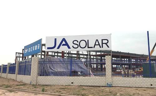 Dự án nhà máy sản xuất tấm Silic của Công ty JA Solar Việt Nam.