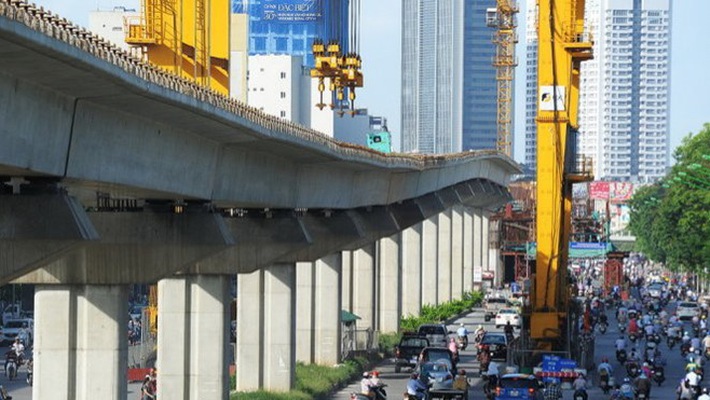 Dự án đường sắt đô thị Cát Linh – Hà Đông xin lùi mốc về đích vào cuối năm 2018. 