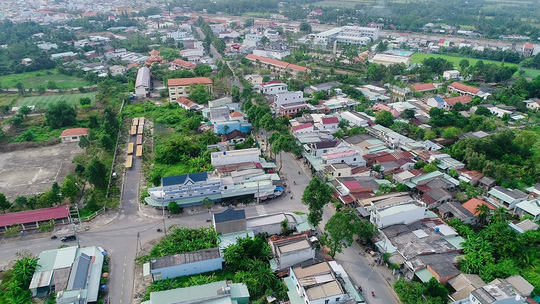 Dân cư hiện hữu tại thị trấn Thủ Thừa