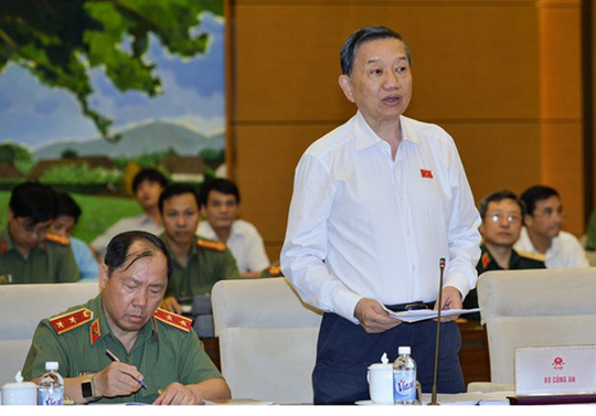 Bộ trưởng Bộ Công an Tô Lâm - Ảnh: Nguyễn Nam