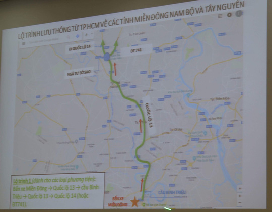 Lộ trình từ TP HCM đi các tỉnh miền Đông Nam Bộ và Tây Nguyên
