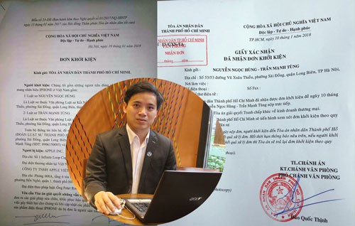 Đơn khởi kiện và luật sư Nguyễn Ngọc Hùng