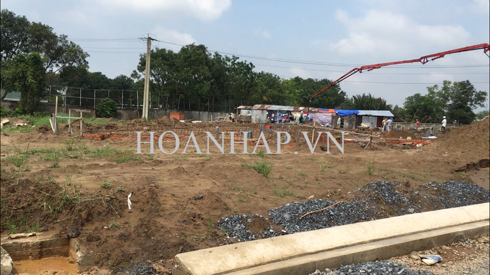 Một số hình ảnh về dự án Khu dân cư Trần Anh Riverside chúng tôi ghi nhận ngày 29/1/2018.