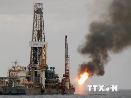 Giá dầu thế giới tiếp tục đà giảm. Ảnh minh họa: TTXVN