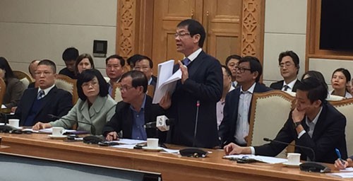 Ông Trần Bá Dương, Chủ tịch HĐQT Công ty Thaco Trường Hải, cho rằng Nghị định 116 tạo ra sự công bằng giữa các doanh nghiệp nhập khẩu, sản xuất ô tôẢnh: Nhật Bắc