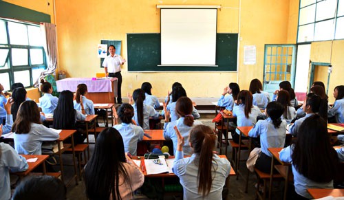 Giáo dục là một trong những ngành giảm biên chế lớn nhất của tỉnh Lâm Đồng Ảnh: ĐÌNH THI