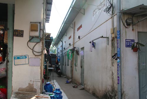 Một khu trọ công nhân tại xã Vĩnh Lộc A, huyện Bình Chánh, TP HCM