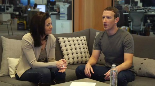 Mark Zuckerberg và Sheryl Sandberg.